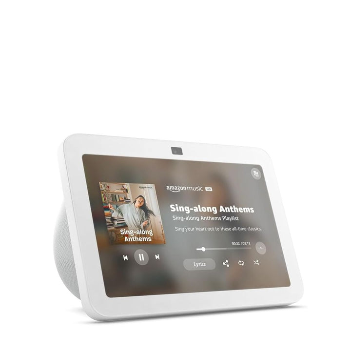 Disfruta de series y películas en alta definición con la pantalla HD del Amazon Echo Show 8 (3ra Generación).