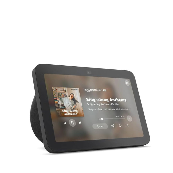Convierte tu Echo Show 8 (3ra Generación) en un marco digital con Amazon Photos y ajuste de color automático.