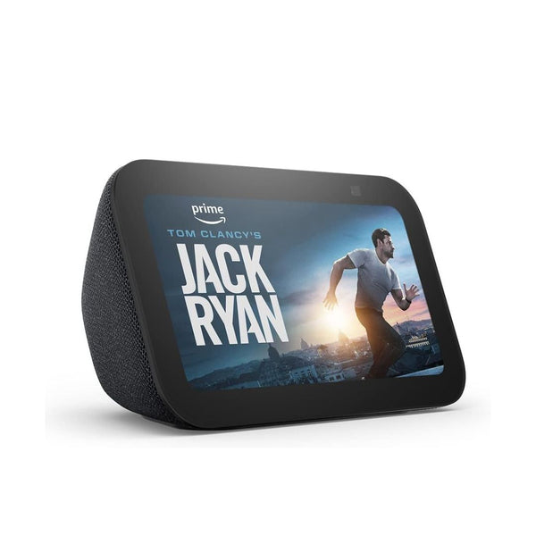 Altavoz inteligente Amazon Echo Show 5 3ra Generación con pantalla táctil de 5.5 pulgadas, Alexa integrada, cámara de 2 MP con cubierta de privacidad, control de hogar inteligente, videollamadas y reproducción multimedia. Compatible con Wi-Fi y Bluetooth.