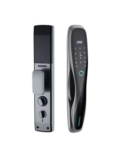 Cerradura Inteligente G4, cerradura motorizada, cerradura biométrica, control por Wi-Fi, app móvil, contraseña, tarjeta IC, seguridad para puertas, cerradura automática, cerradura moderna, cerradura con huella digital, Tuya Smart, cerradura para hogar, cerradura para oficina.