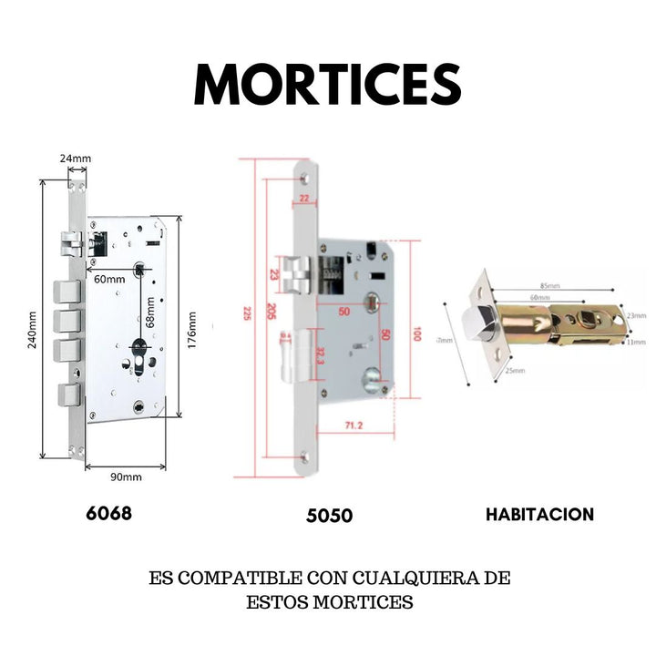 Cerradura Inteligente T2 Mini TT Lock Bluetooth con huella digital, clave numérica, tarjetas RF y llave mecánica. Ideal para hogares, oficinas y propiedades en alquiler. Ofrece conectividad avanzada para gestión remota desde la app TT Lock, múltiples métodos de apertura y un diseño compacto y moderno que garantiza accesos seguros y sin complicaciones.






