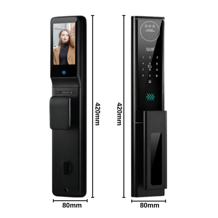 Cerradura X6 Plus con mortise de seguridad reforzado, pestillo antitarjetas y tres pasadores de alta resistencia. Ideal para entradas principales y exteriores