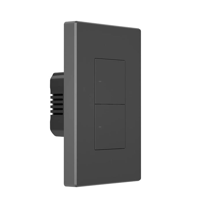 interruptor inteligente SONOFF M5-2C-120, control de dos circuitos, interruptor Wi-Fi, compatible con Alexa, compatible con Google Assistant, automatización de luces, interruptor táctil, panel de cristal templado, control remoto con eWeLink, iluminación inteligente, domótica avanzada.