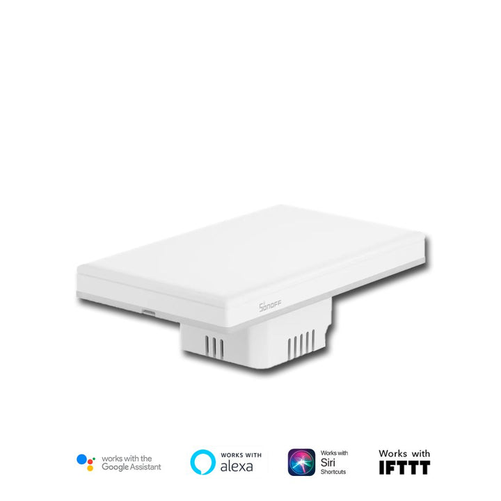 Interruptor inteligente T5-1C-120, control Wi-Fi 2.4 GHz, compatible Alexa y Google Assistant, luces LED RGB, eWeLink-Remote, hogar inteligente, iluminación personalizada, control de un circuito, interruptor táctil.
