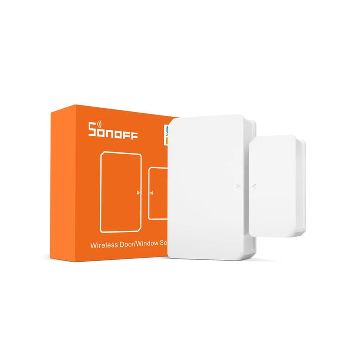 SONOFF SNZB-04, sensor de puerta y ventana, sensor inalámbrico Zigbee, automatización del hogar, seguridad doméstica, notificaciones de apertura y cierre, compatibilidad con eWeLink, control remoto, bajo consumo de energía, fácil instalación, diseño compacto, monitoreo en tiempo real, integración con asistentes de voz, escenas inteligentes, alertas de batería baja.