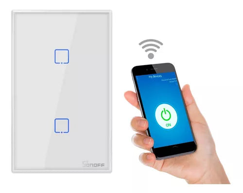 Sonoff 2 vías con temporizadores y escenas inteligentes en la app eWeLink.