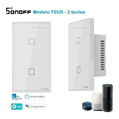 Instalación de interruptor Sonoff 2 vías para control remoto de iluminación.