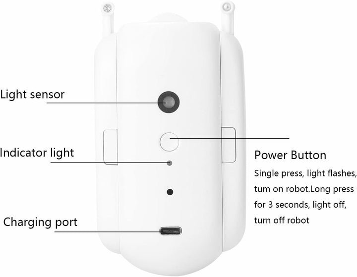 Motor para cortinas de varilla romana, sin herramientas de instalación, control desde celular o asistentes de voz