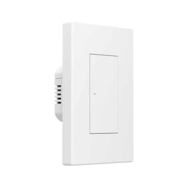 Interruptor SONOFF M5-1C-120W de un canal, compatible con Alexa, Google Home, Siri y Apple HomeKit, diseñado para automatizar la iluminación y ahorrar energía.