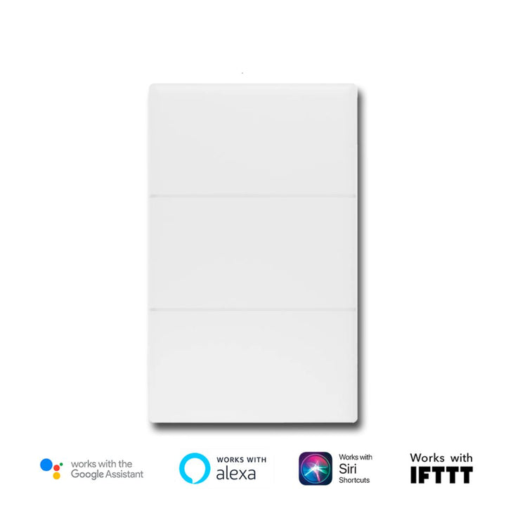 Interruptor WiFi SONOFF T5-3C-120 de 3 canales, compatible con Alexa y Google Assistant, ideal para automatizar luces.