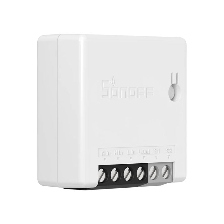 Relé SONOFF ZBMINI compatible con eWeLink y asistentes de voz.