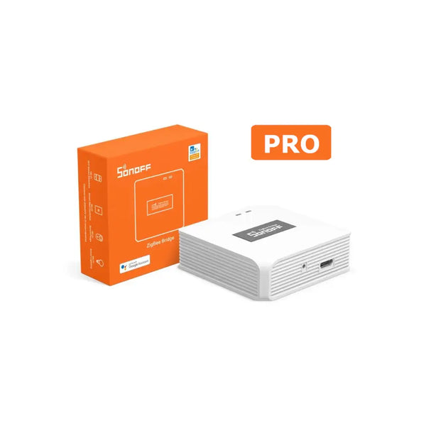 Puente SONOFF ZigBee Bridge Pro con conectividad WiFi y ZigBee 3.0 para domótica.