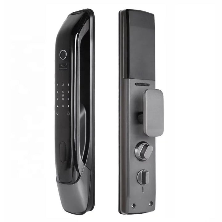 Cerradura G3 Inteligente con huella digital, clave numérica y control remoto vía Tuya Smart, ideal para mayor seguridad y comodidad en el hogar o la oficina.