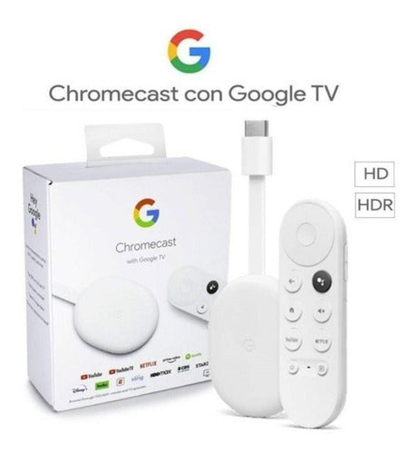 Google Chromecast Con Google Tv Cuarta Generación Hd Hdr