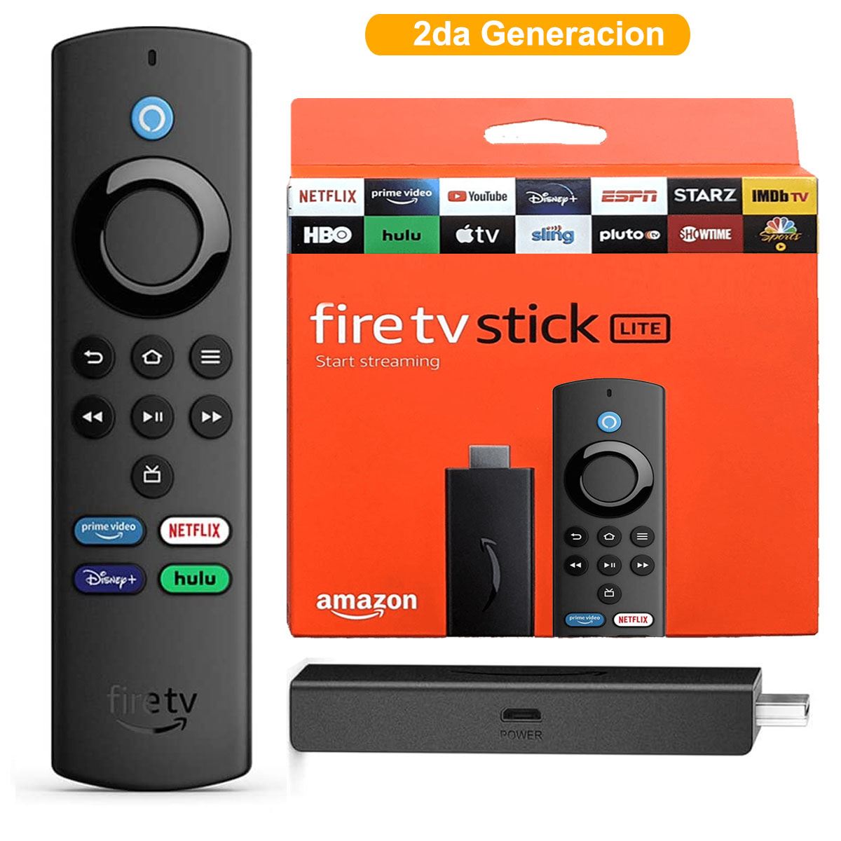 Amazon Fire TV Stick Lite 2021 2da Generacion