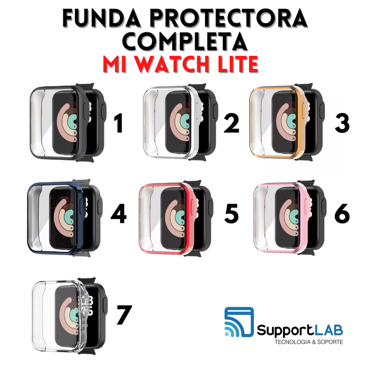 Funda Protector Pantalla Completa Carcasa Mi Watch Lite