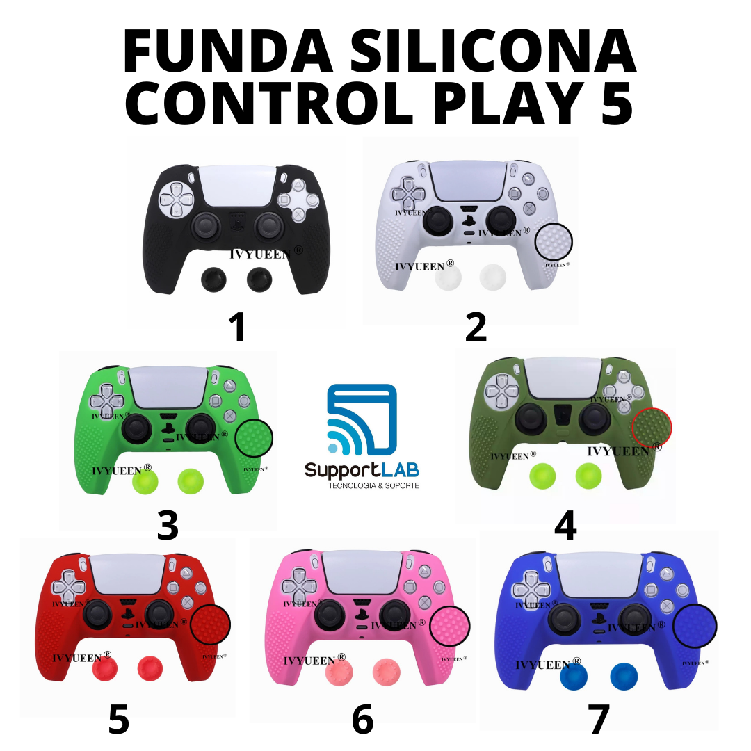 Funda Forro Silicona Control PS5 Play Station 5