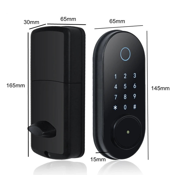 Cerradura inteligente Bluetooth smartlock huella clave seguro puerta colombia medellin bogota
