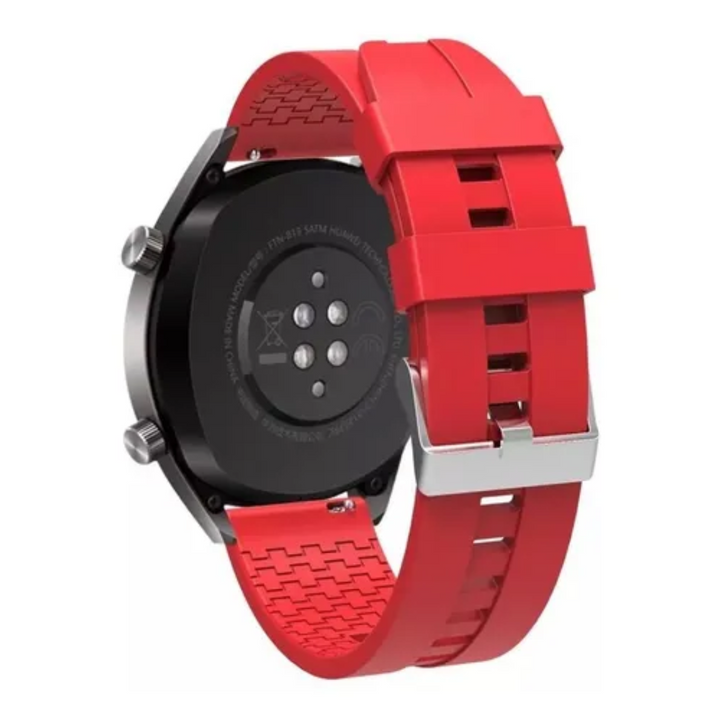 KIT Correa tipo velcro tela suave y Vidrio templado Reloj Smartwatch Huawei  GT2 46mm Color Rosa Claro