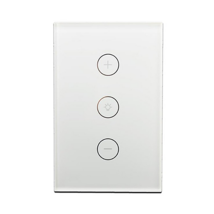Controla la intensidad de la luz con interruptor WiFi dimerizable compatible con Alexa y Google.