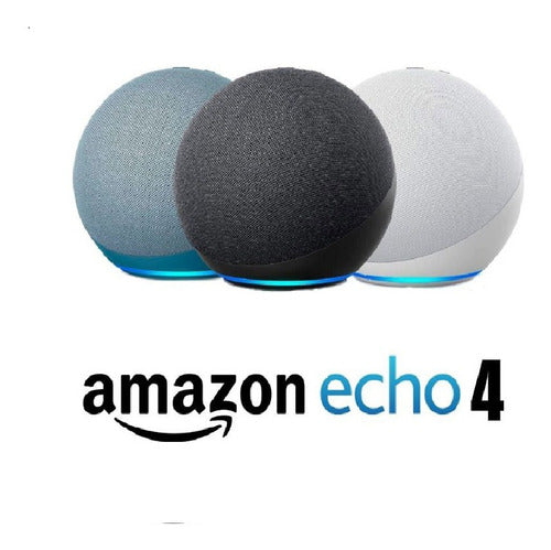 Amazon Echo 4th Gen Grande Con Asistente Virtual Alexa audio musica internte wifi medellin bogota colombia 