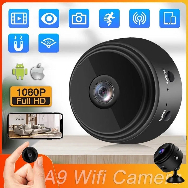 Dispositivo de vigilancia IP portátil con batería recargable de litio, grabación en alta resolución 720p, ángulo de visión amplio de 150 grados y capacidad para grabar videos y sonido en tiempo real