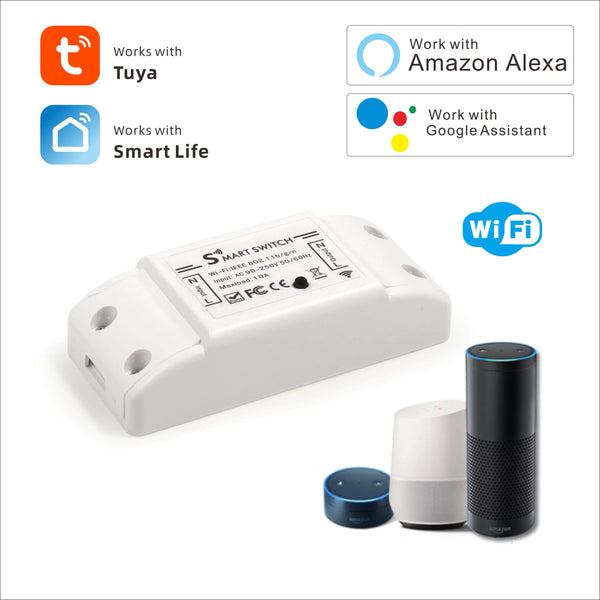 Smart Switch WiFi para control remoto de luces y dispositivos.