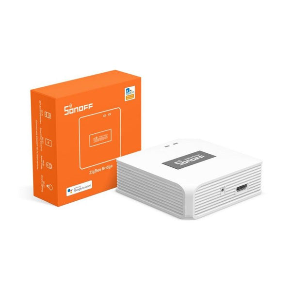 Puente SONOFF ZigBee Bridge para gestión de dispositivos inteligentes en el hogar.